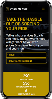 Price My Ride Mobile App