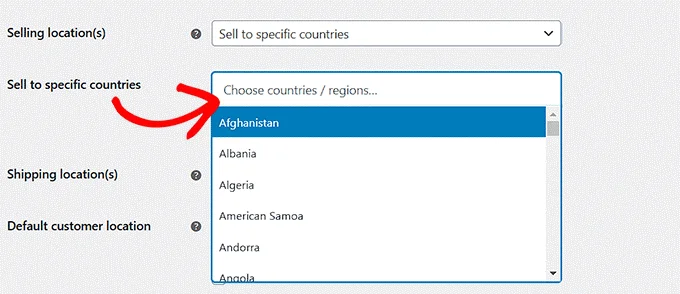 Restrict Checkout by Country and Region