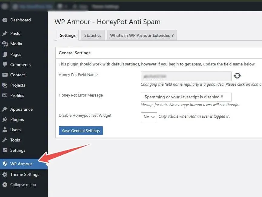 WP Armour – Honeypot Anti Spam