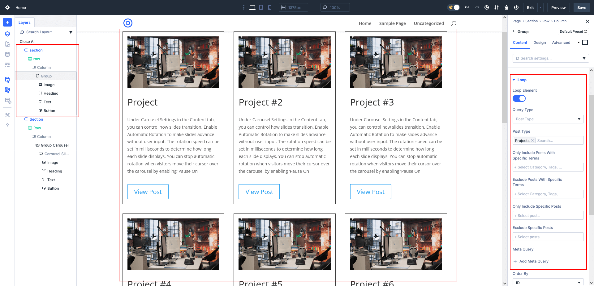 Your Custom Post Type Grid is now ready and will automatically update when new posts are added.