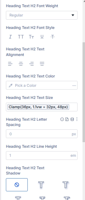 Apply Typography Variable in a Heading Module