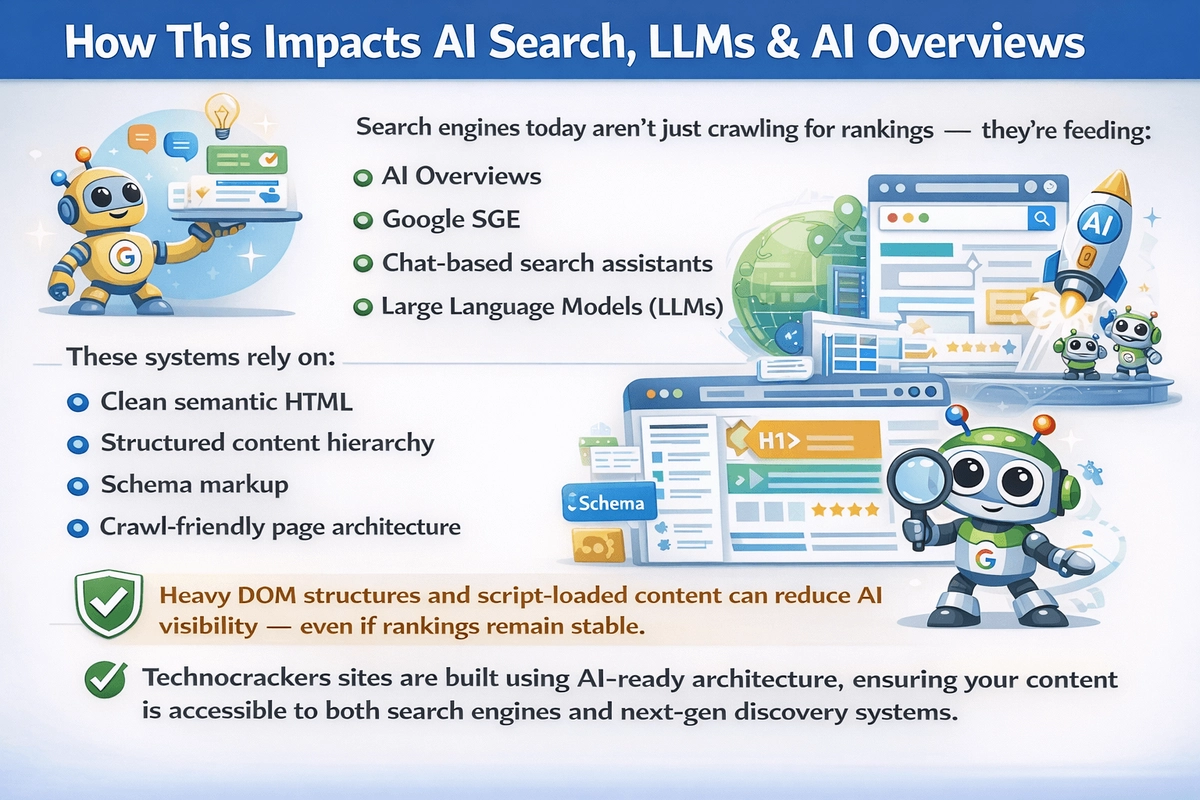 How This Impacts AI Search, LLMs & AI Overviews