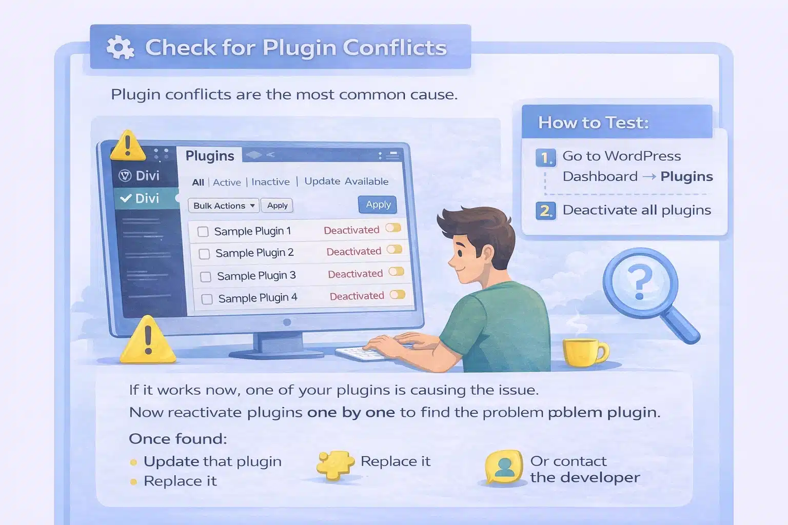 Plugin conflict troubleshooting guide