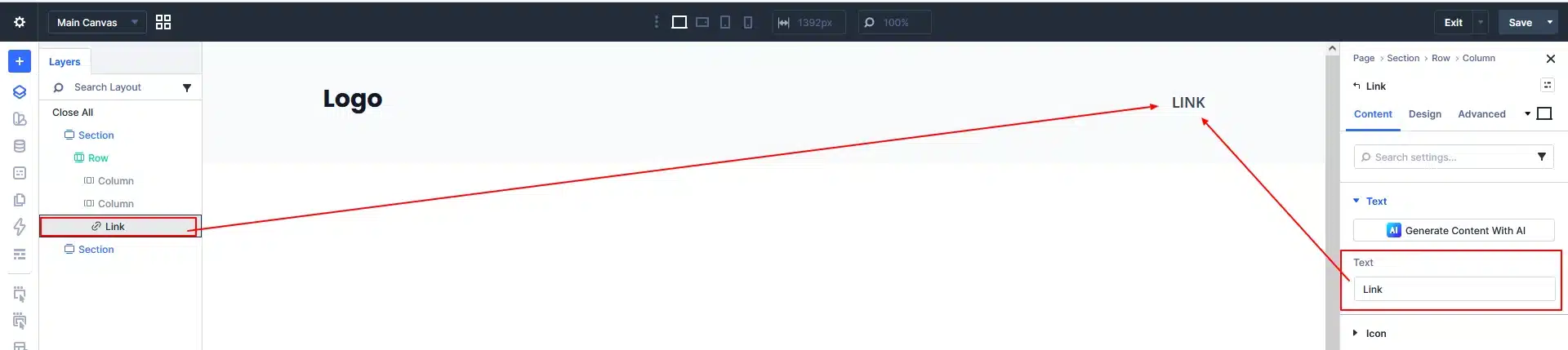 loop-menu-select-Link
