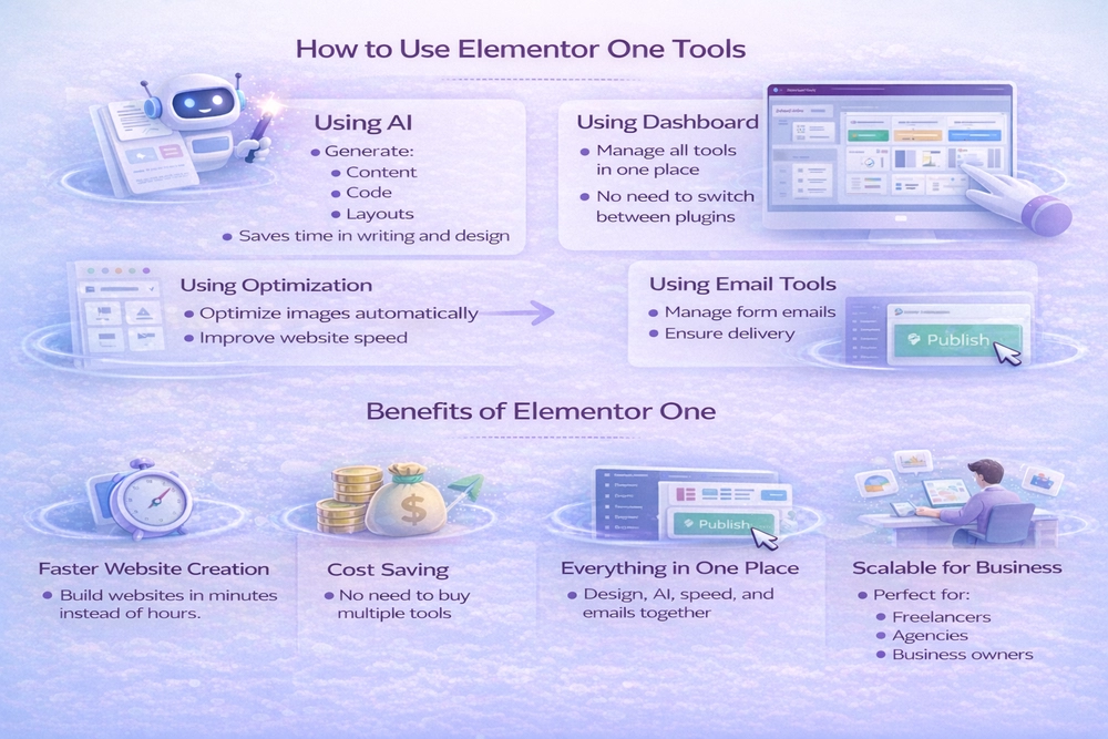 Using Elementor One tools and benefits