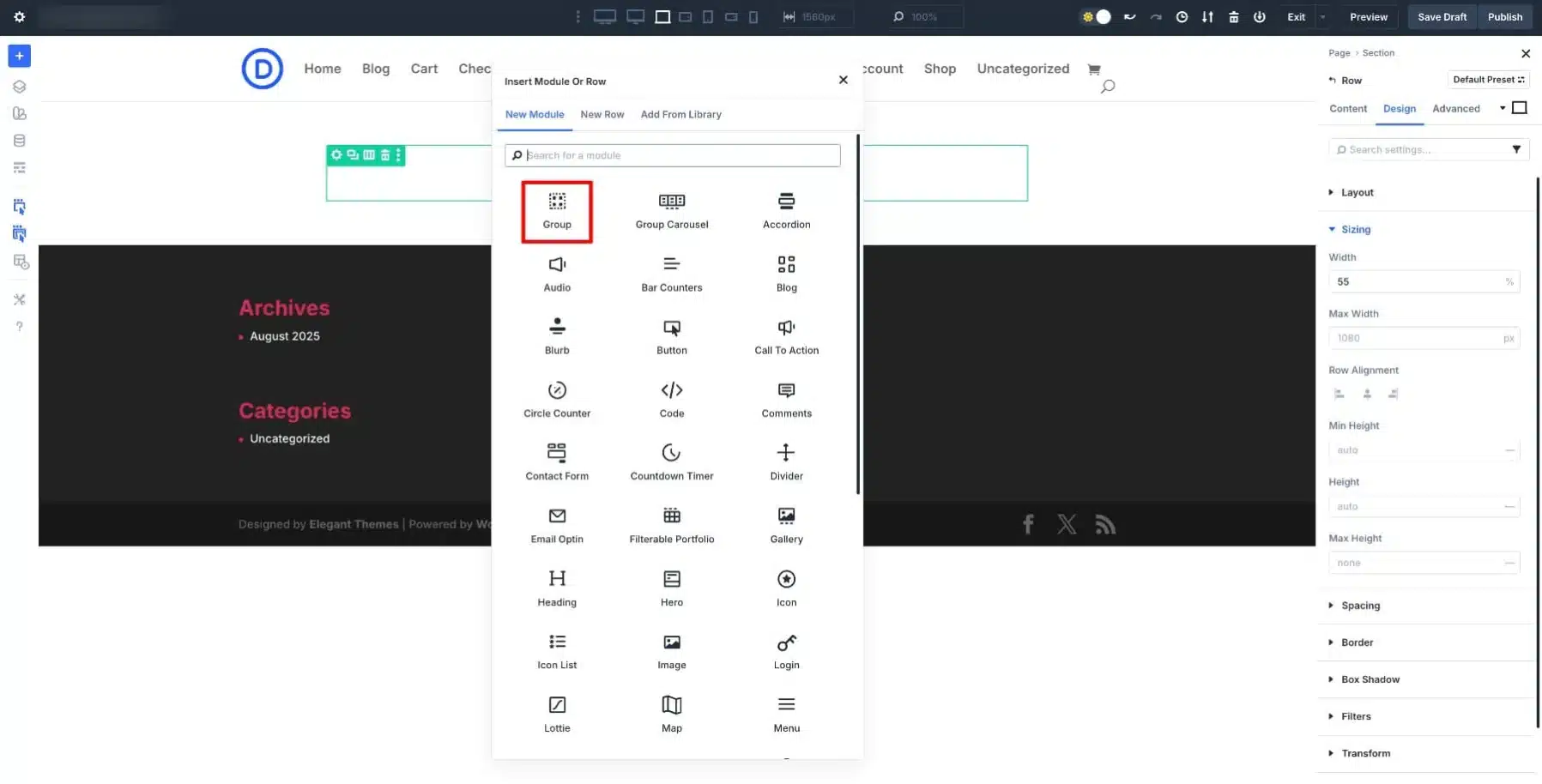 Select Group Module