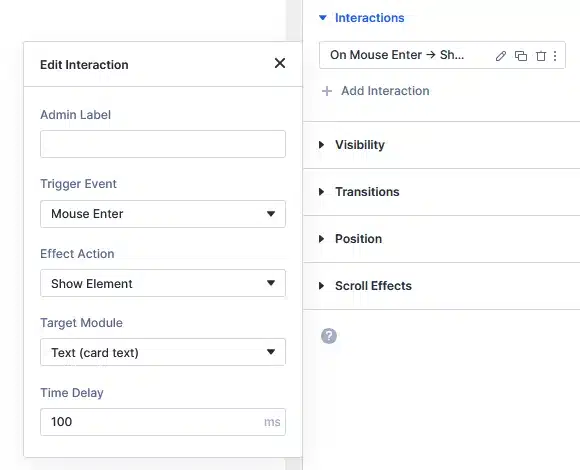 Add Hover Interaction (Mouse Enter)