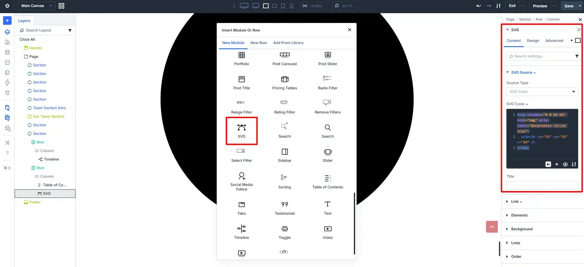 SVG Module