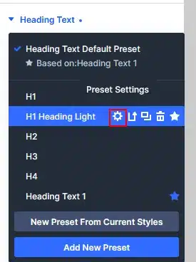 Update Your Presets