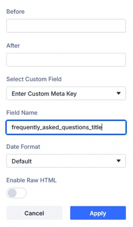 enter your ACF field title name