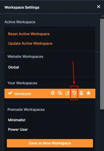 reset-workspace