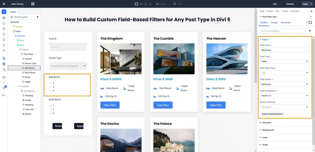 Add a Post Filter Item
