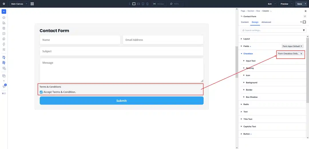 Checkbox Preset