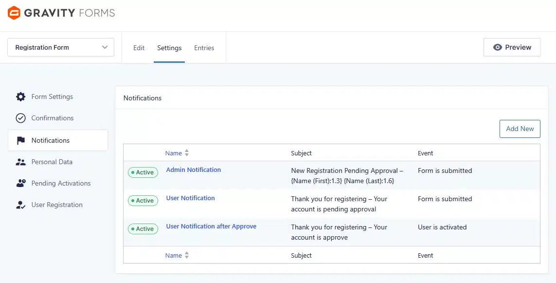 Configure Email Notifications