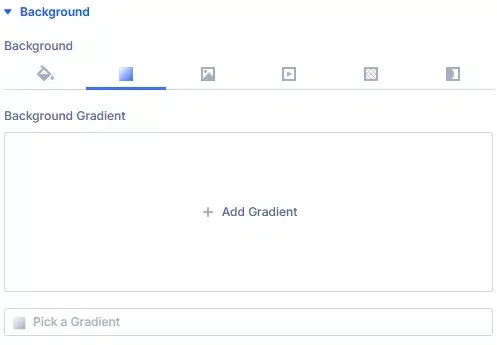 Divi 5 Background Gradient option