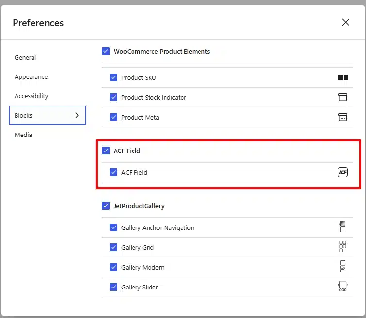 Enable the Native Custom Fields Panel