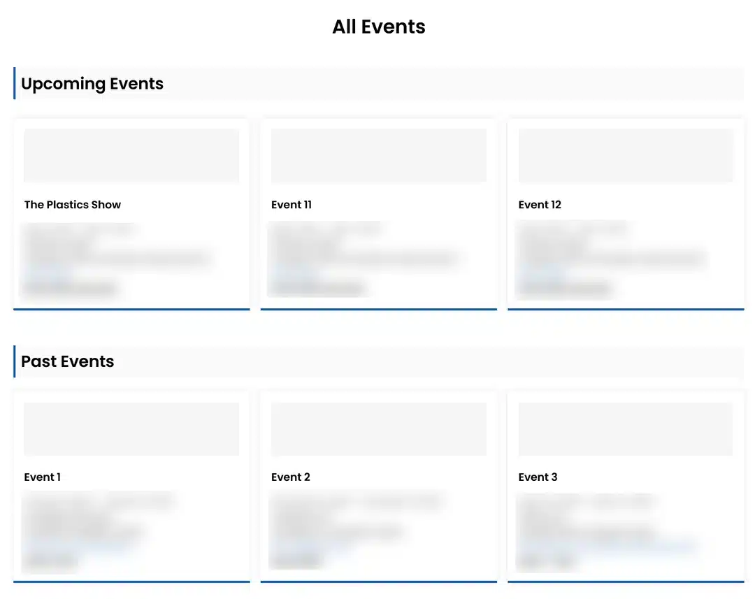 How the Automatic Events display