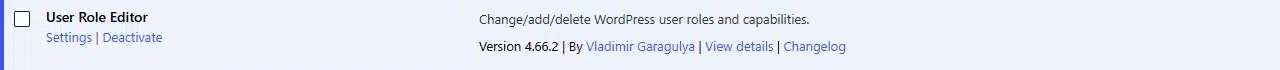 Install User Role Editor