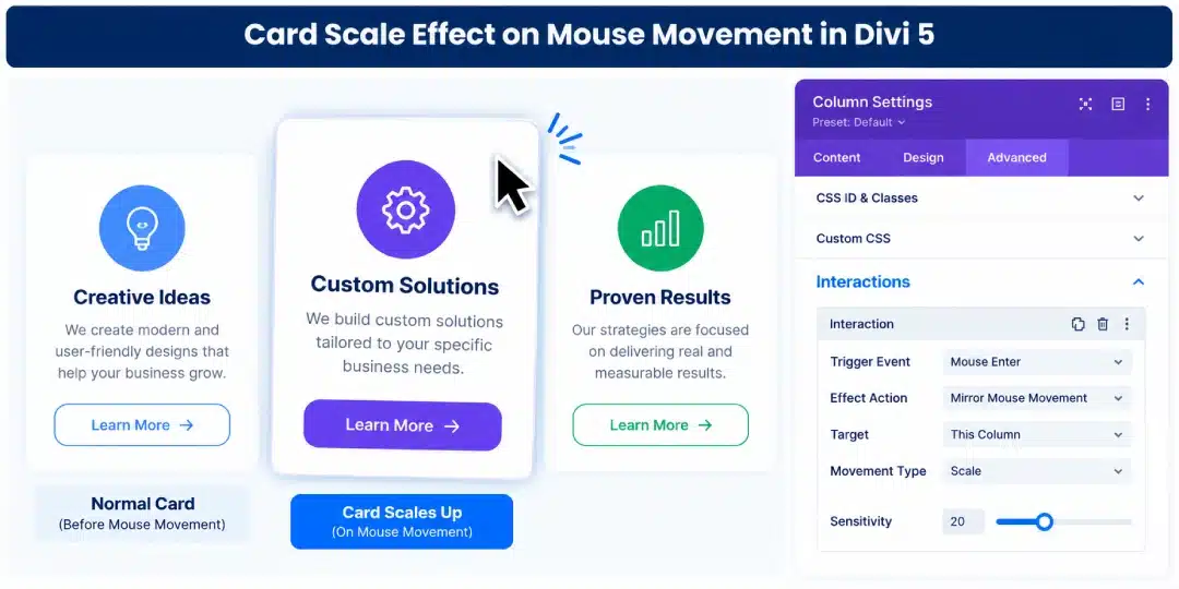 Make Cards Respond to the Mouse