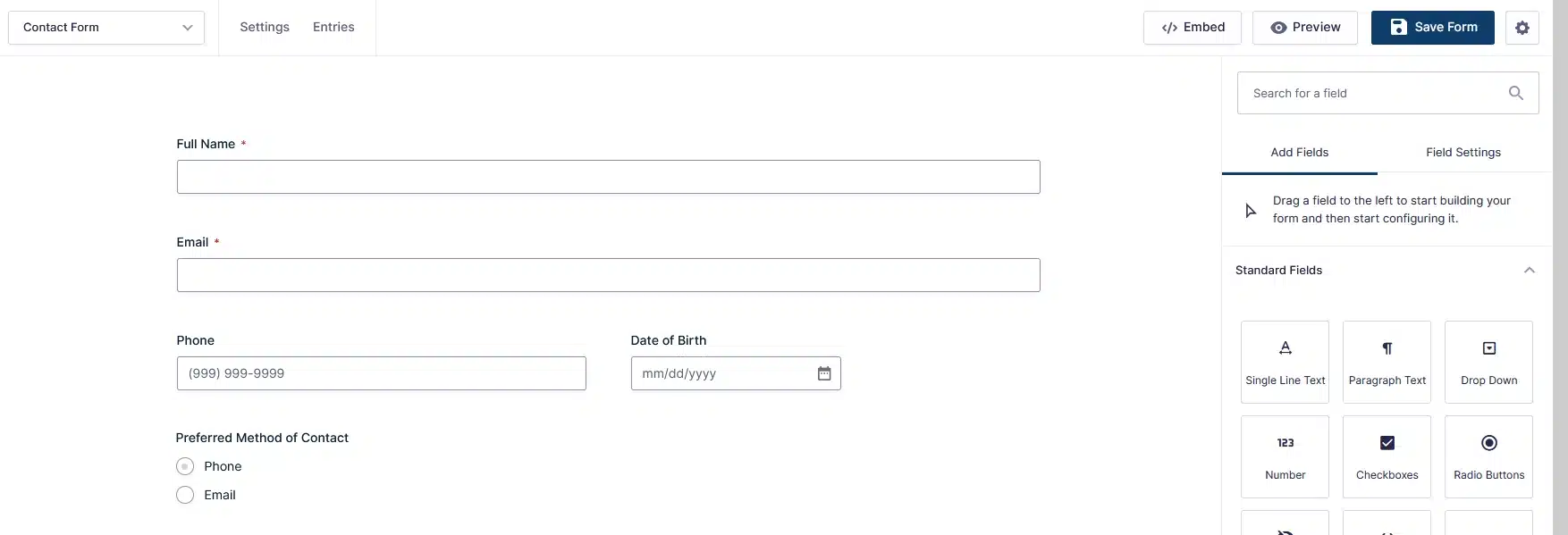 Step 1 Create Your Form in Gravity Forms