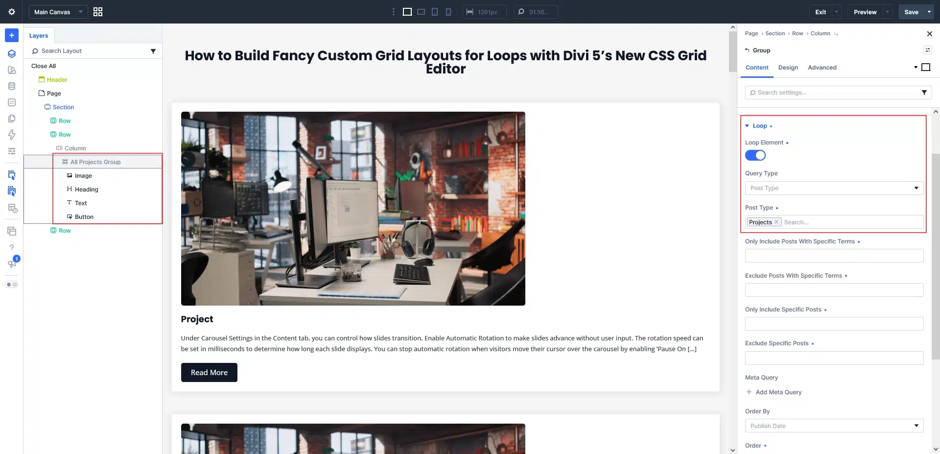 Step 1 Enable Loop on Your Content