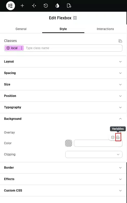 Use a Color Variable