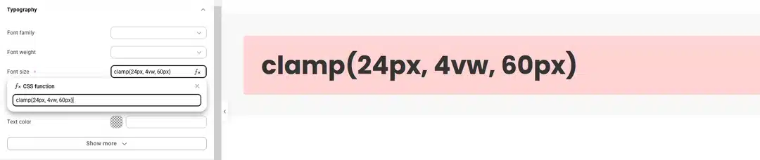 Using clamp