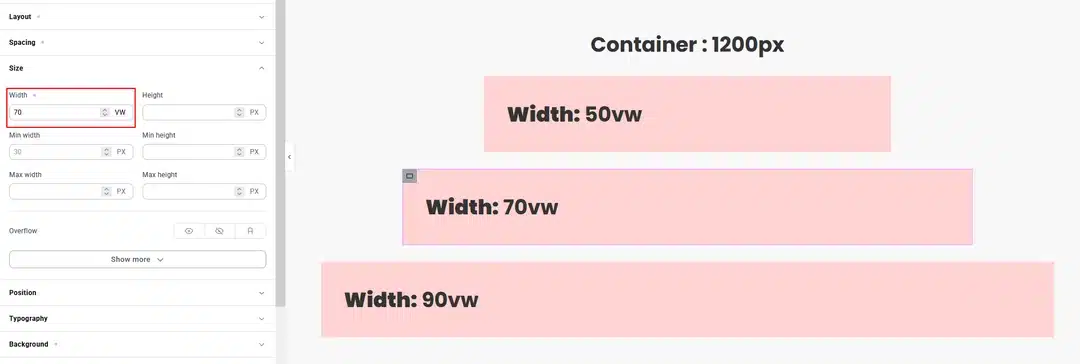 VW – Viewport Width