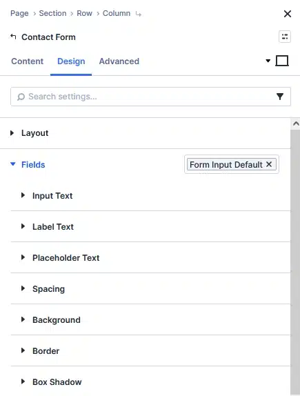 assign Input Preset