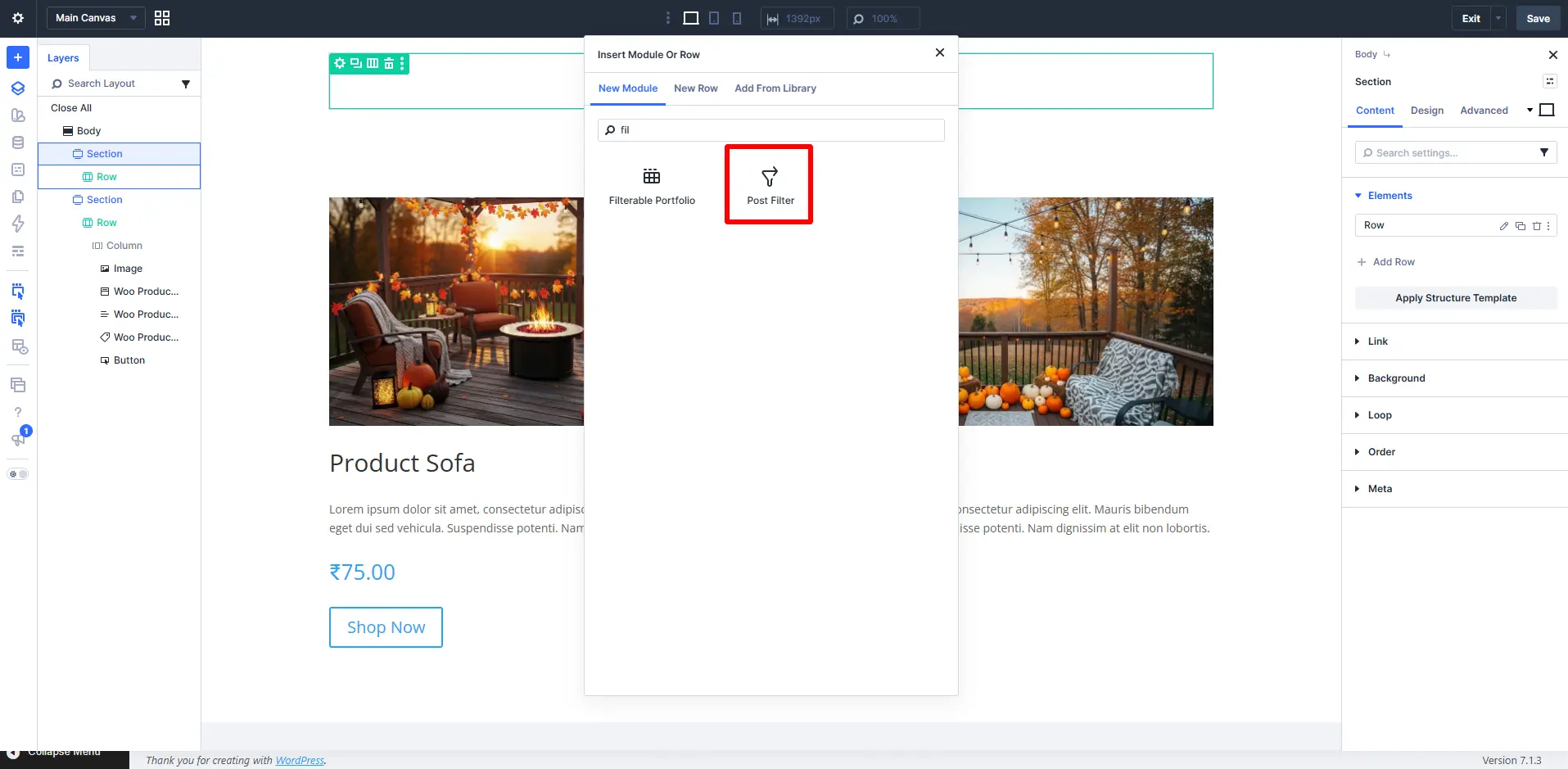 Configure Product Filtering