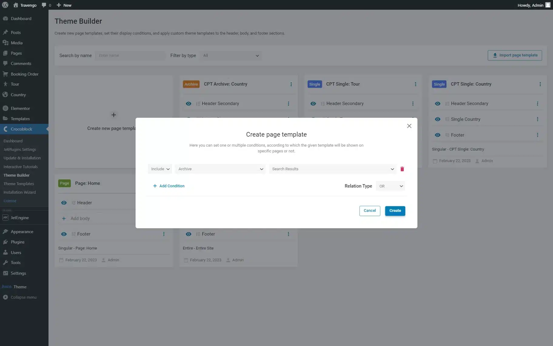 Create a Search Results Template in JetThemeCore