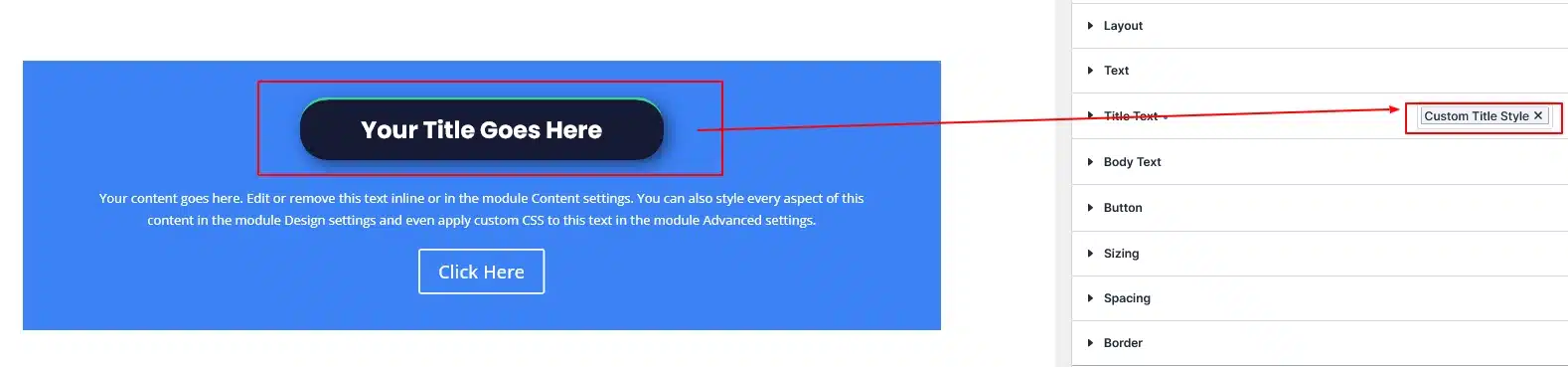 Create or Select a Preset