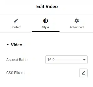 Customize the Video Layout